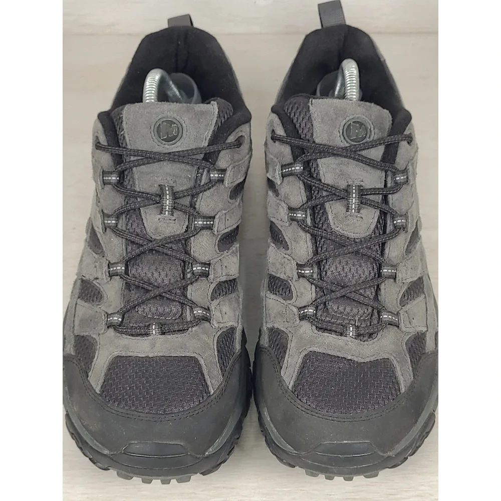 Merrell Moab 2 Vent Mens Sz 11 Hiking Shoes Grey Black Suede Vibram J06011